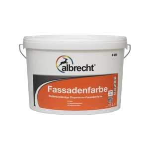 Albrecht A600 Fassadenfarbe weiß 10 Liter
