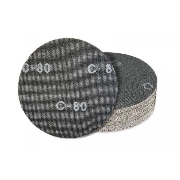 Schleifscheiben mit Klett - Grau 225mm mit Gitter - 10 Stück