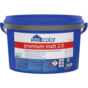 Tex-Color TC1218 premium matt 2.0 Wei&szlig; 12,5 Liter
